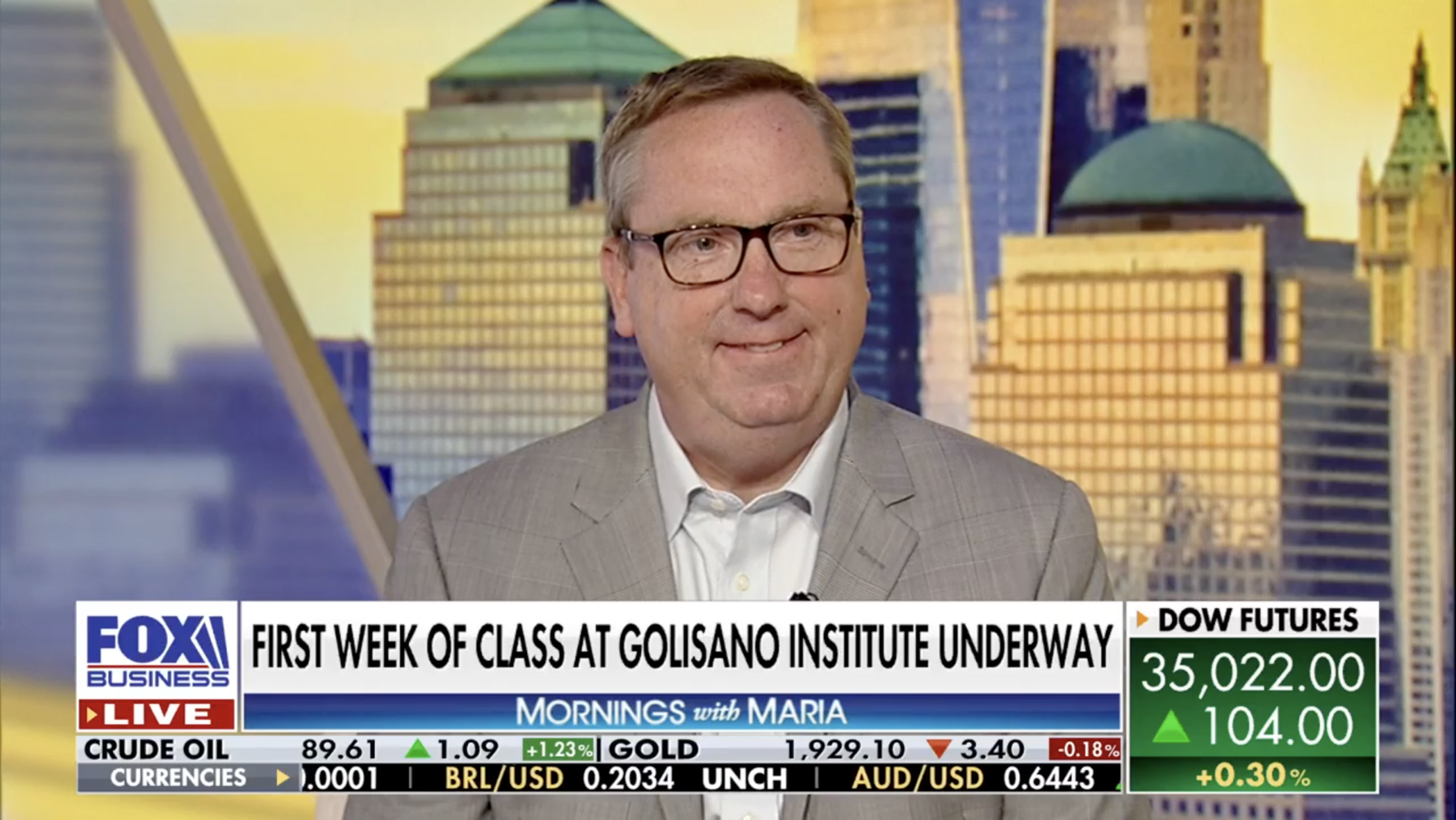 Ian Mortimer speaks with Maria Bartiromo on Fox Business News about how Golisano Institute aims to ‘move the time down’ on business education