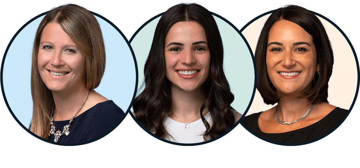 Golisano Institute Admissions Team - Maren, Jillian, and Kristina