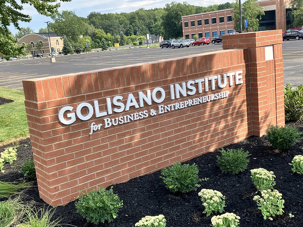 Golisano Institute outdoor sign