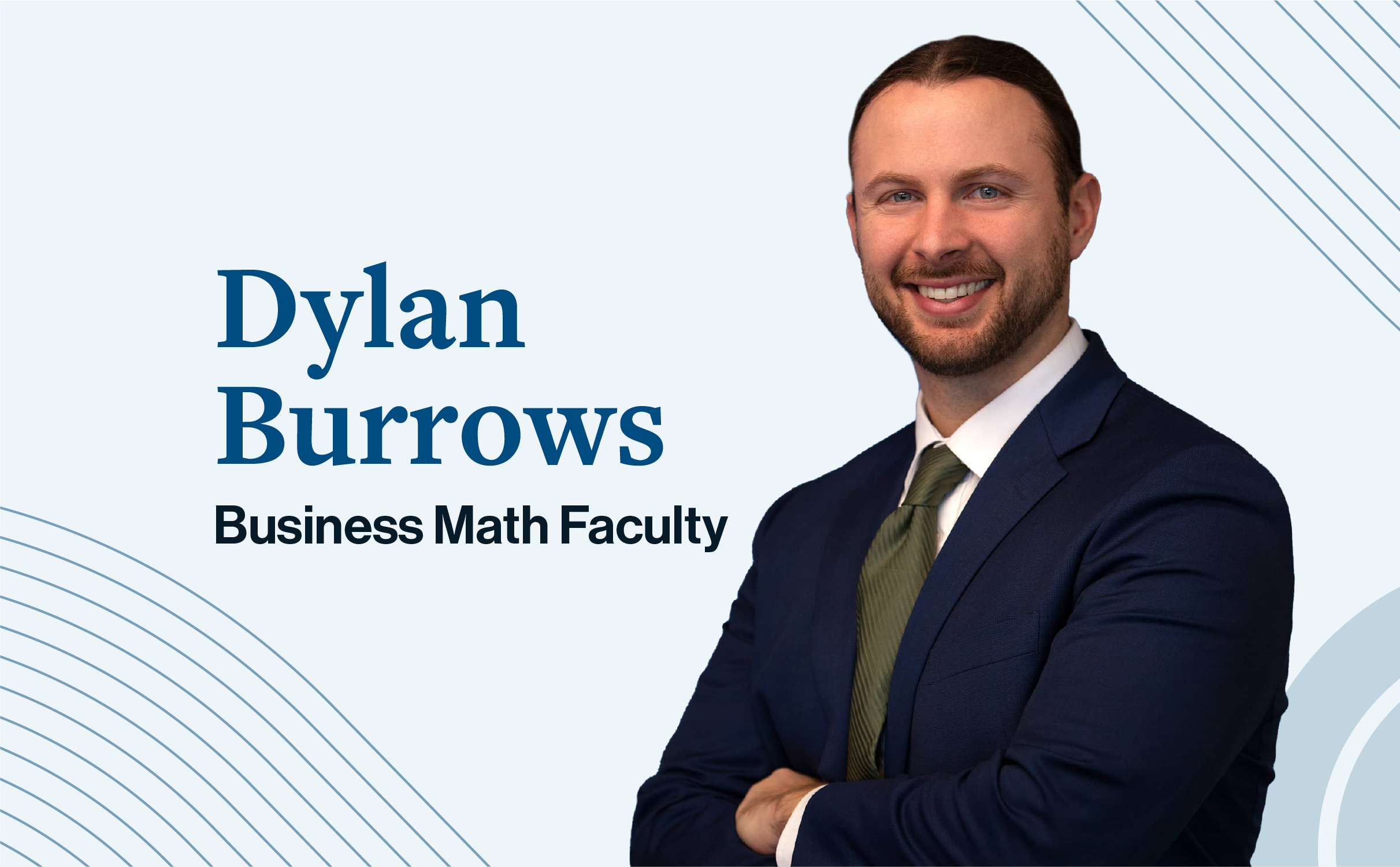 Faculty & Staff Feature: Meet Dylan Burrows