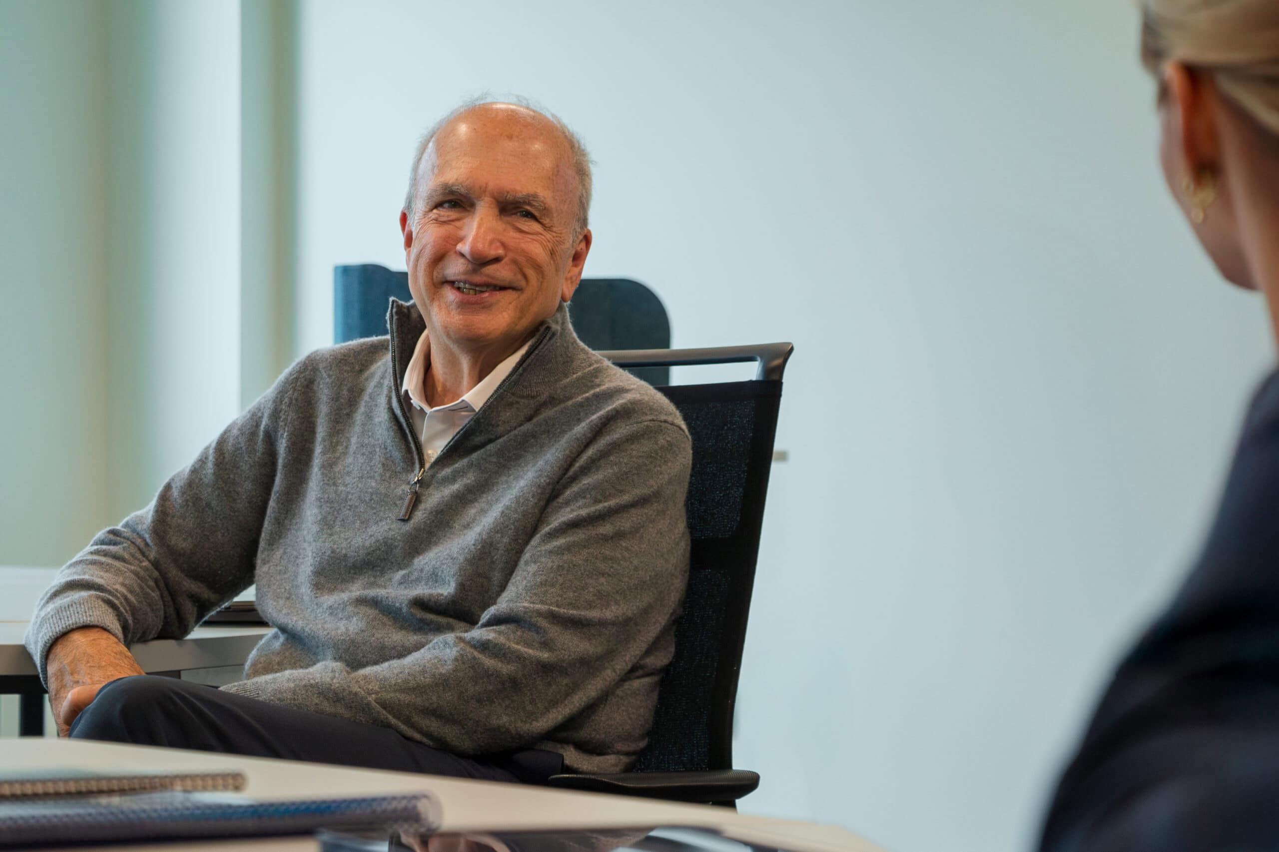 Tech disruptor Lee Stein during a workshop he held with Golisano Institute students.
