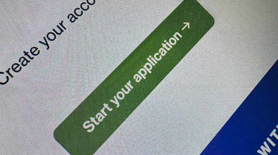 Start your application button.