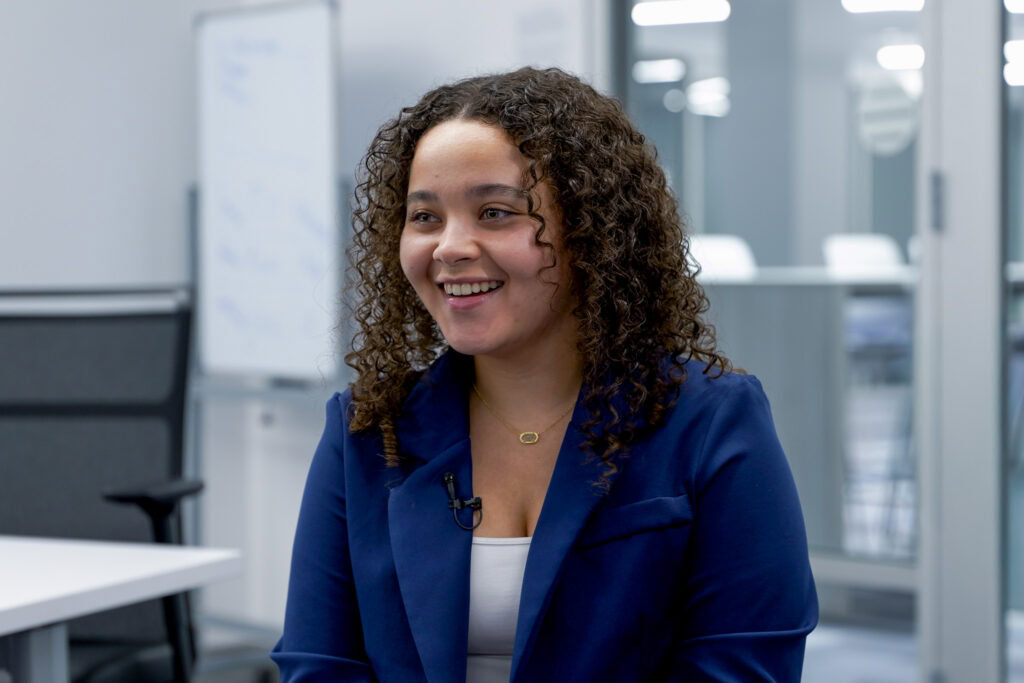 Ellah Jeffries, a student at Golisano Institute for Business & Entrepreneurship 