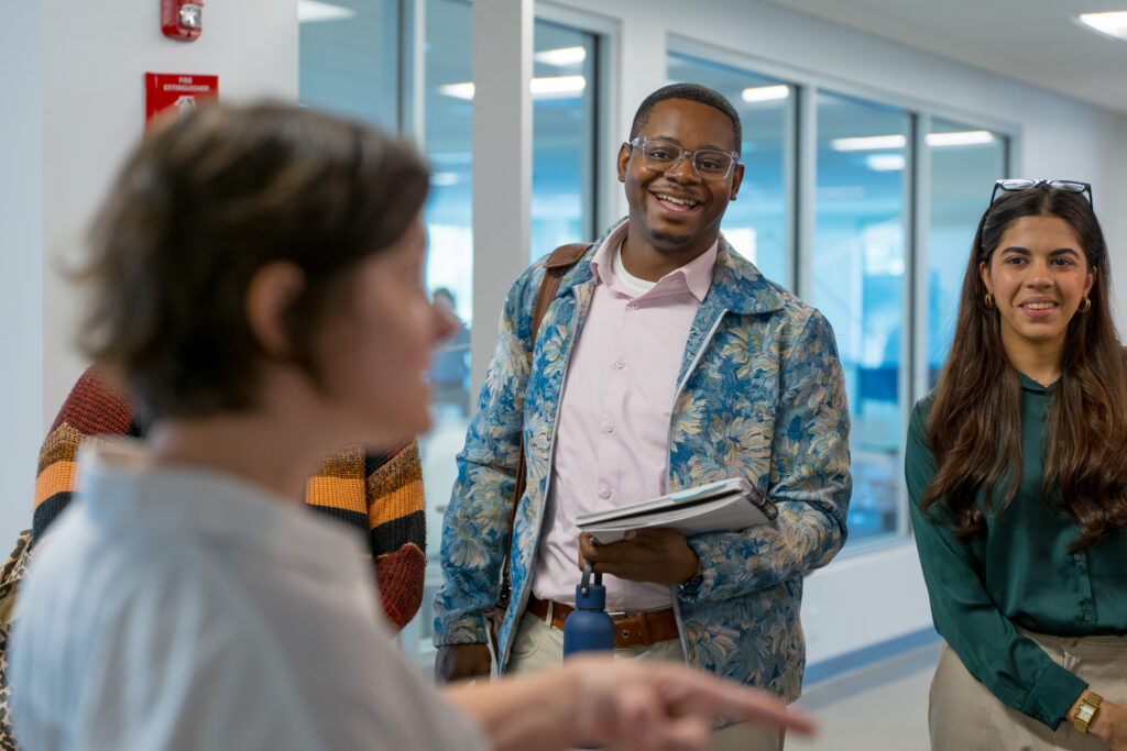 Crumpets of Rochester, NY, presents to Business Math classes, led by Nicole Coppola and Dylan Burrows.