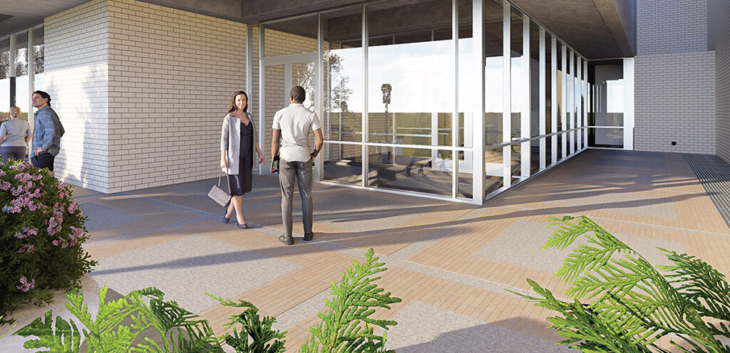 Golisano Institute Buffalo campus entrance vestibule