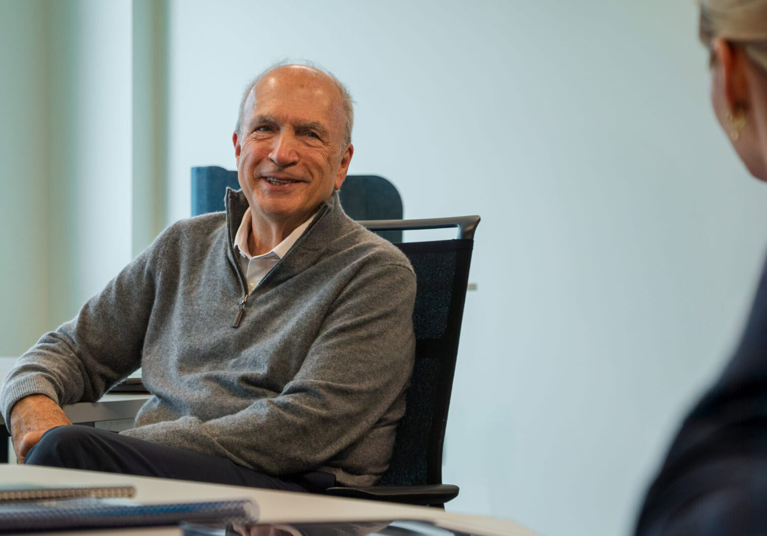 Tech disruptor Lee Stein during a workshop he held with Golisano Institute students.